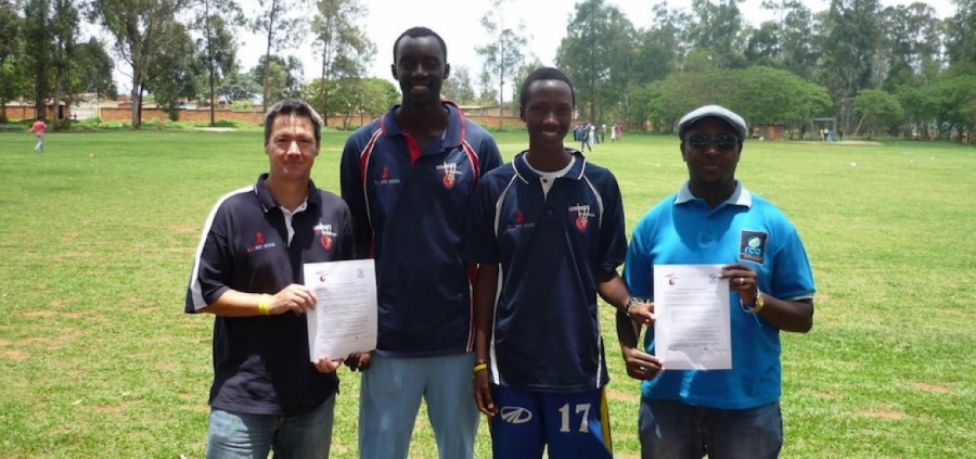 CWB ambassadors start coaching in Rwanda